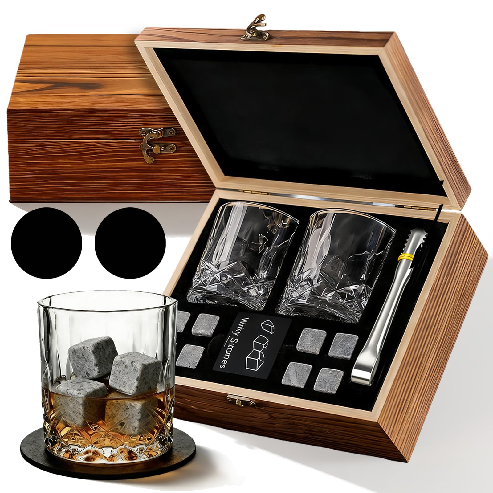 Coffret cadeau à whisky haut de gamme pour une dégustation de prestige
