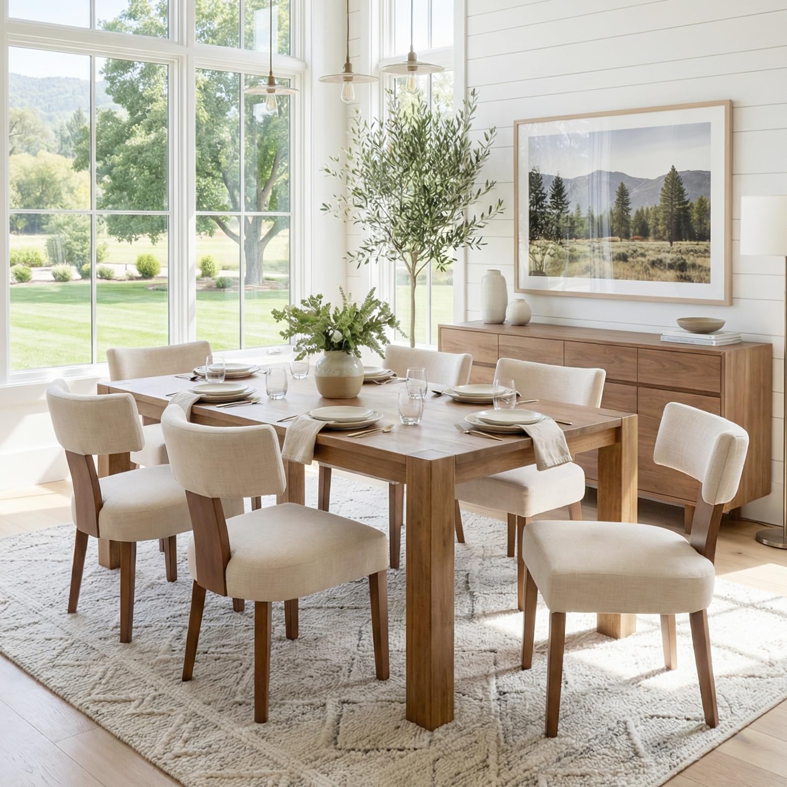 RIVOVA Dining Chairs Set of 6