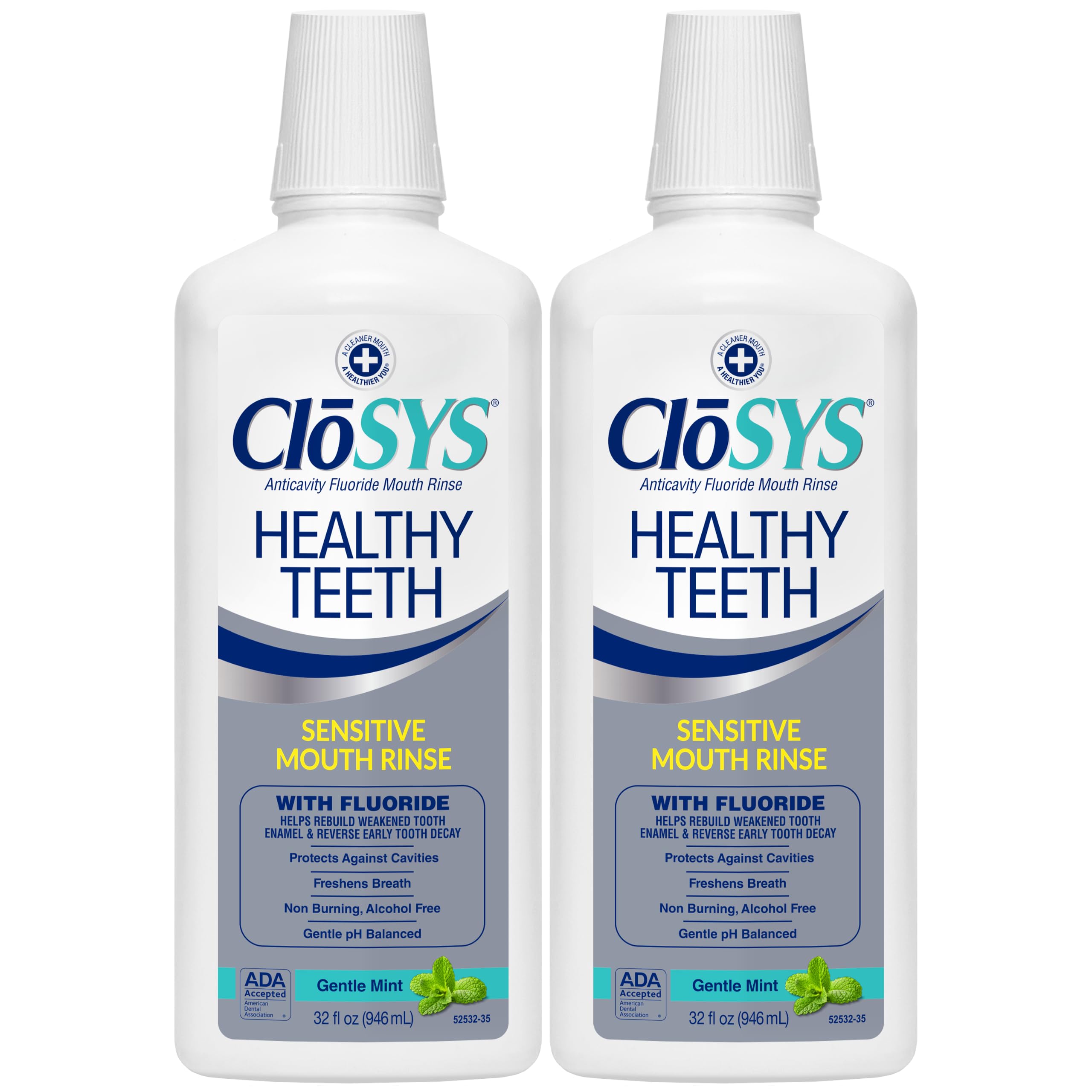 CloSYS Gentle Mint Alcohol Free Mouthwash