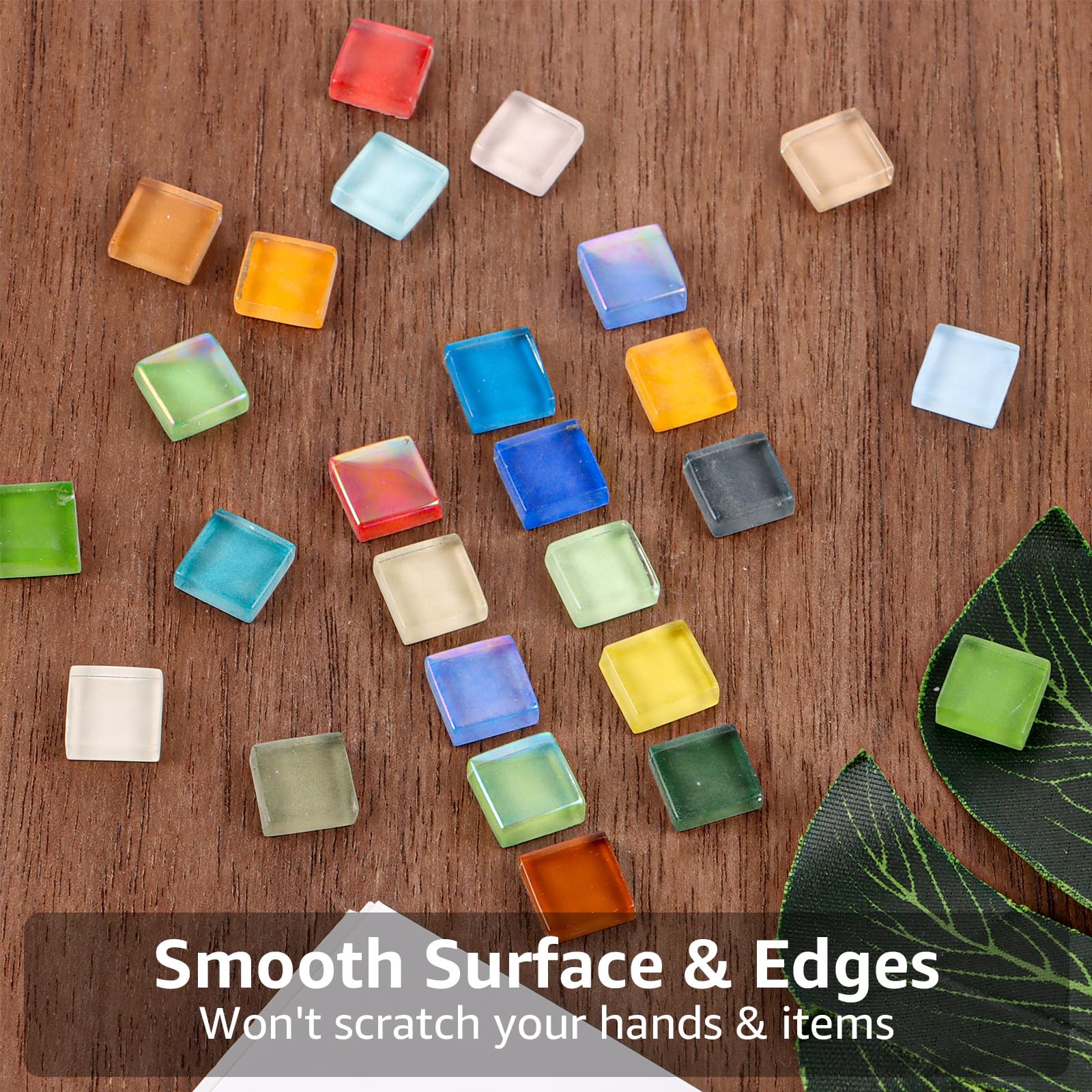 1000g Bunte Mosaiksteine 1x1cm - Glasmosaik Für DIY Bastelprojekte Und Kunsthandwerk