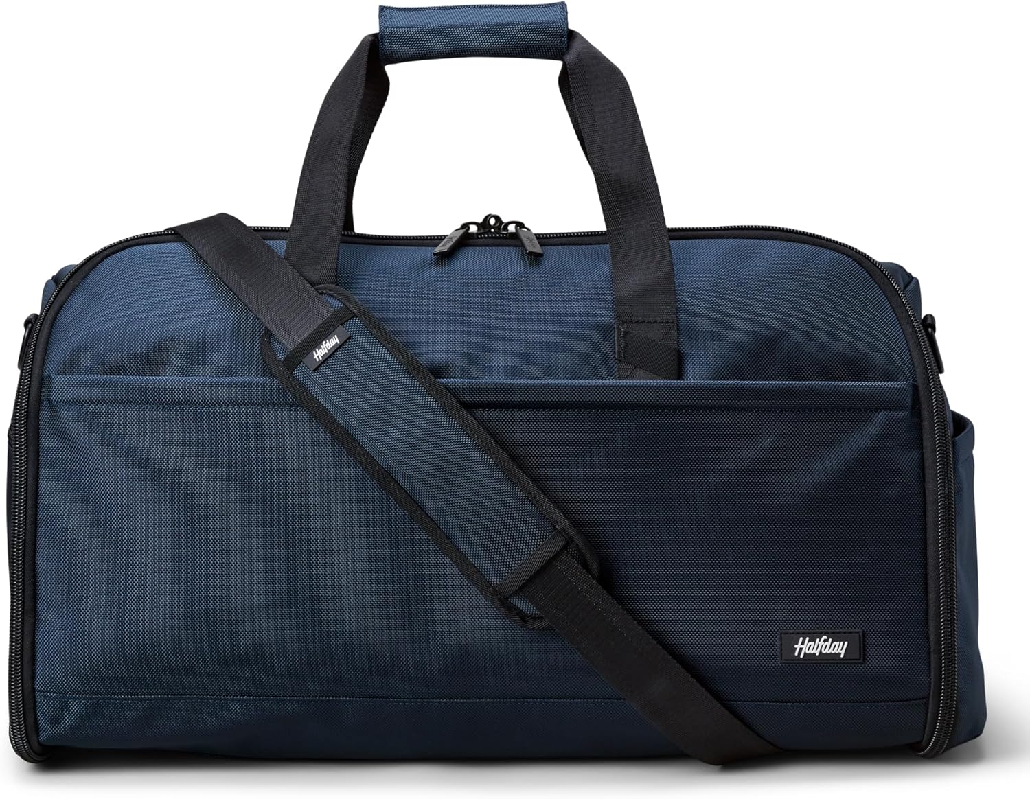 Halfday Convertible 2-in-1 Premium Garment Duffel Weekender Bag 45L | Wrinkle-Free Travel, Hanging Suit Compartment, Shoe Pockets, Trolley Sleeve. Balistic Nylon Carry-On, Pacific Pacific Premium, 45l