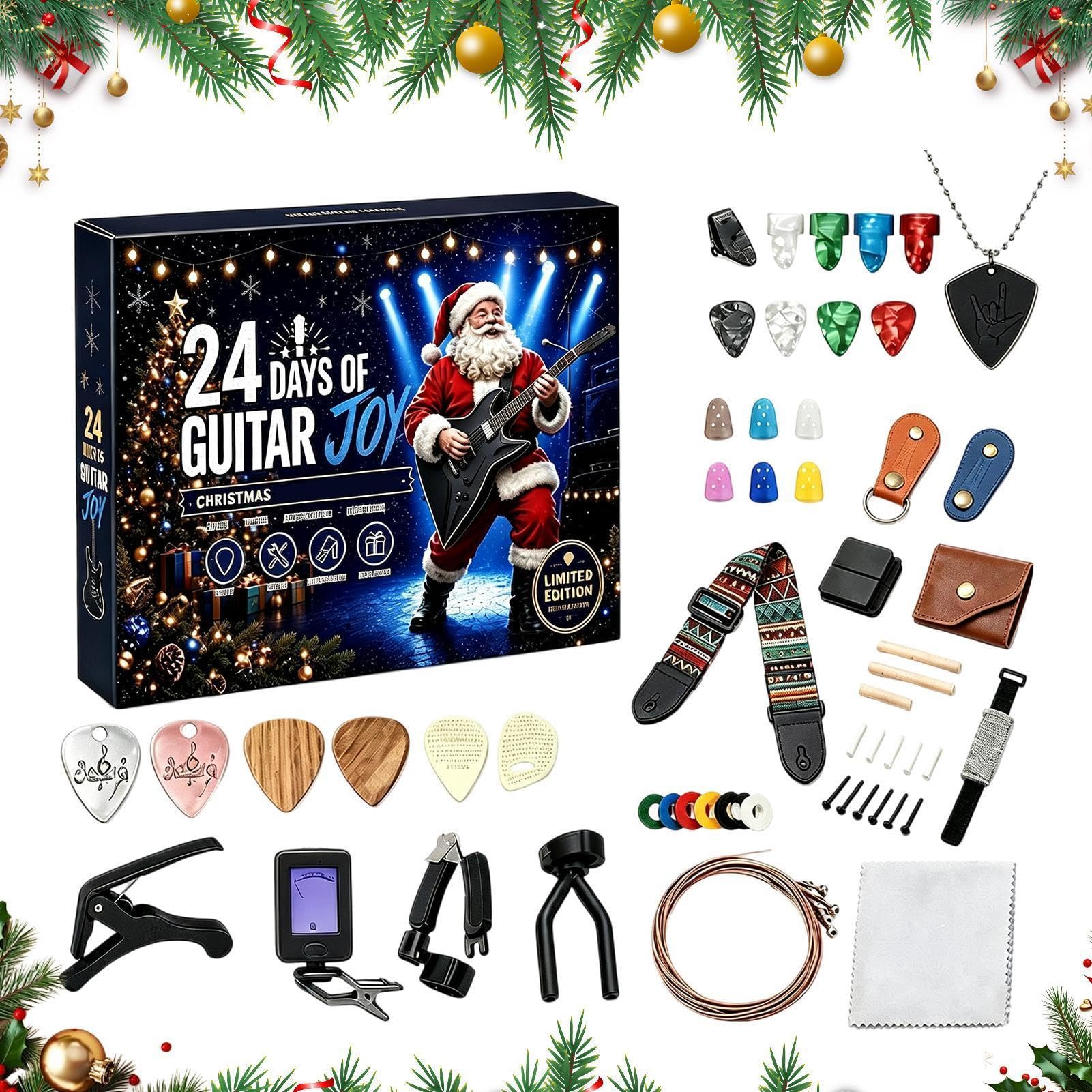 Calendario per chitarra, set di accessori per chitarra con conto alla