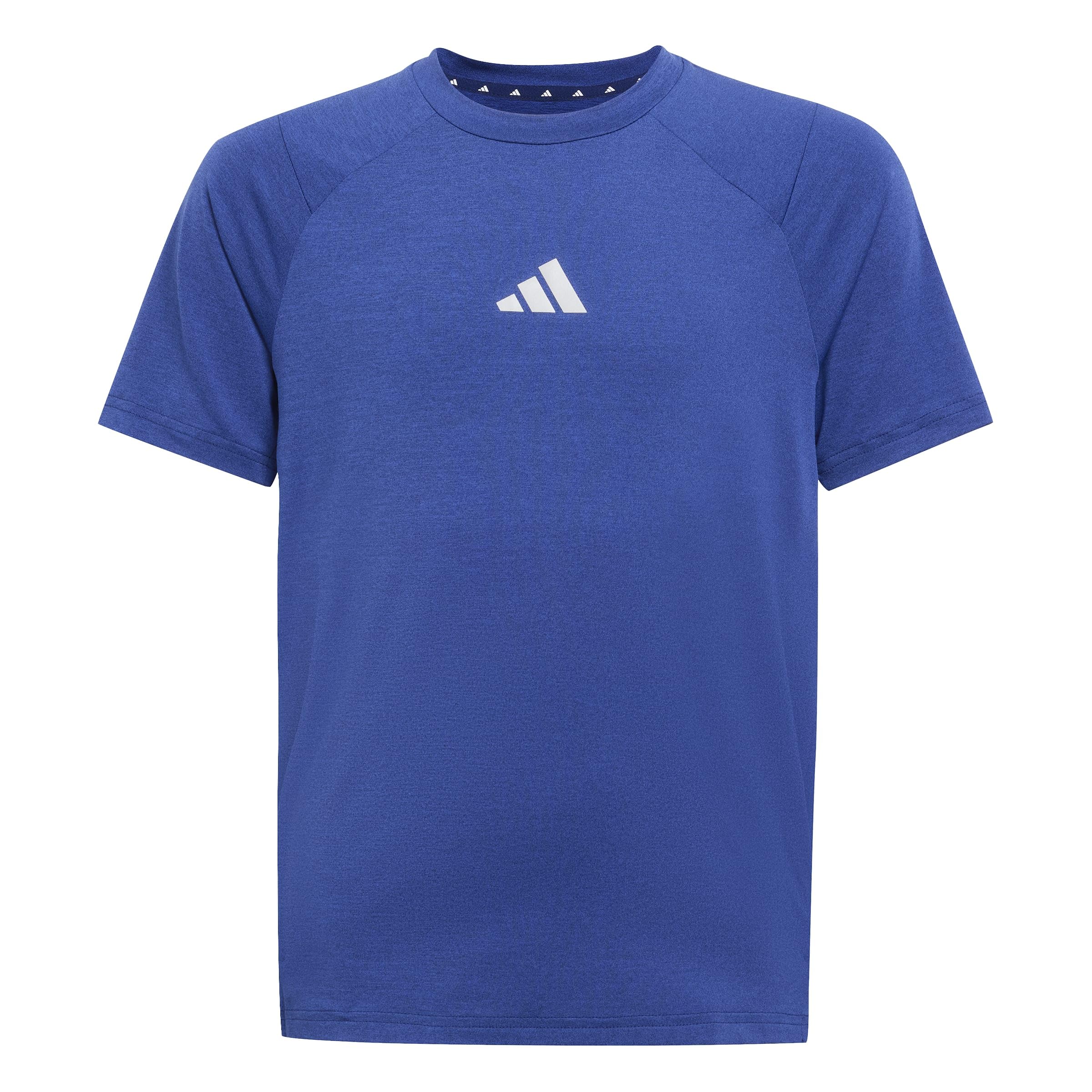 adidas Boy's GOTO PZ T-Shirt, Team Royal Blue/Dark Blue/Reflective Silver, 9-10 Years