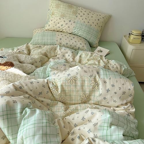 Vista 22 de Linda funda de edredón de fresa, tamaño individual XL, suave, 100% algodón, juego de ropa de cama de fresa rosa, ligero, funda de edredón para niños