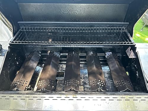 Vista 19 de Placas térmicas para parrilla, piezas de repuesto para Home Depot Nexgrill 720-0830H, 5 quemadores 720-0888, 720-0888N, 720-0882A, 720-0882S, 6