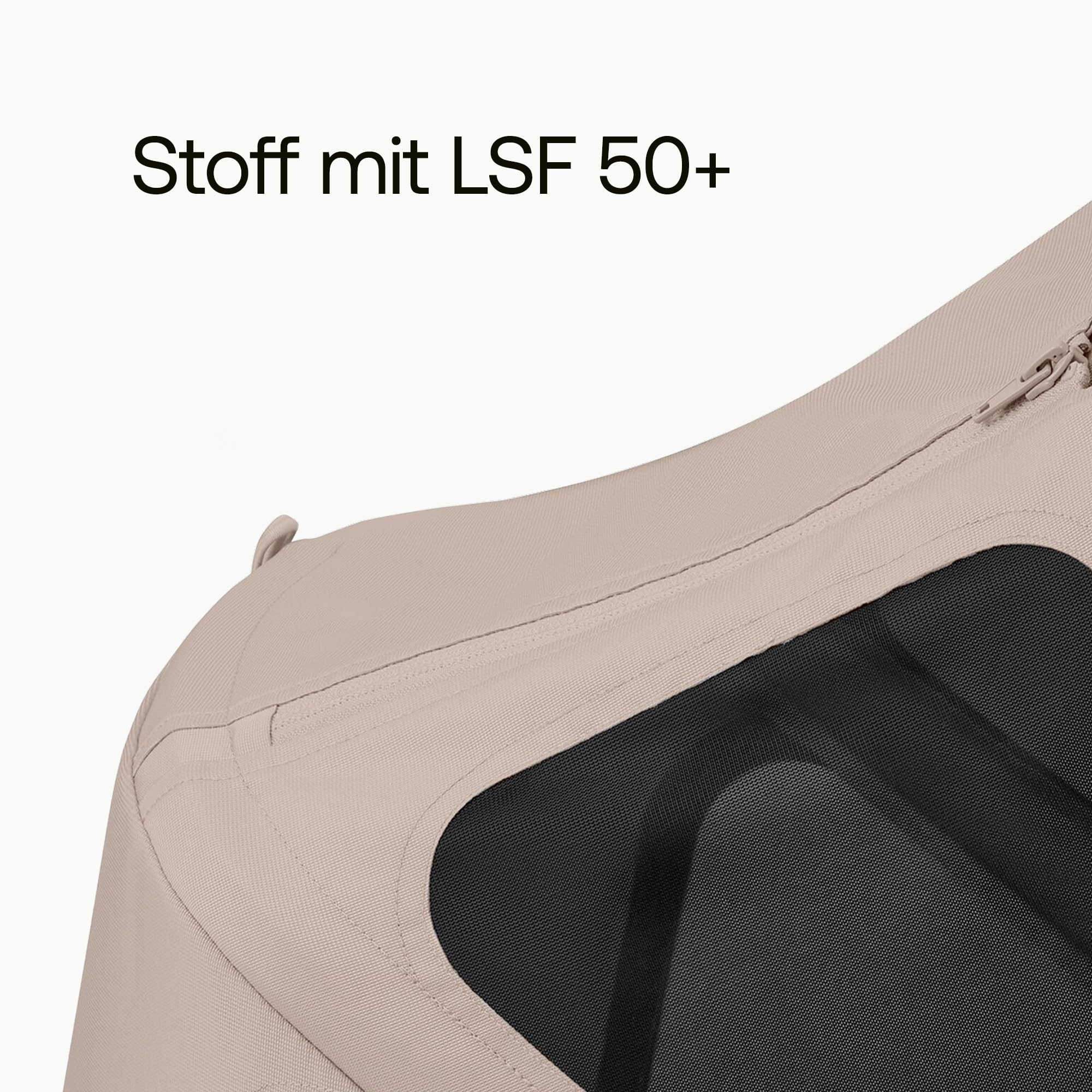Bugaboo Donkey 6 Sonnendach ausziehbar wasserabweisend kompatibel Desert Taupe