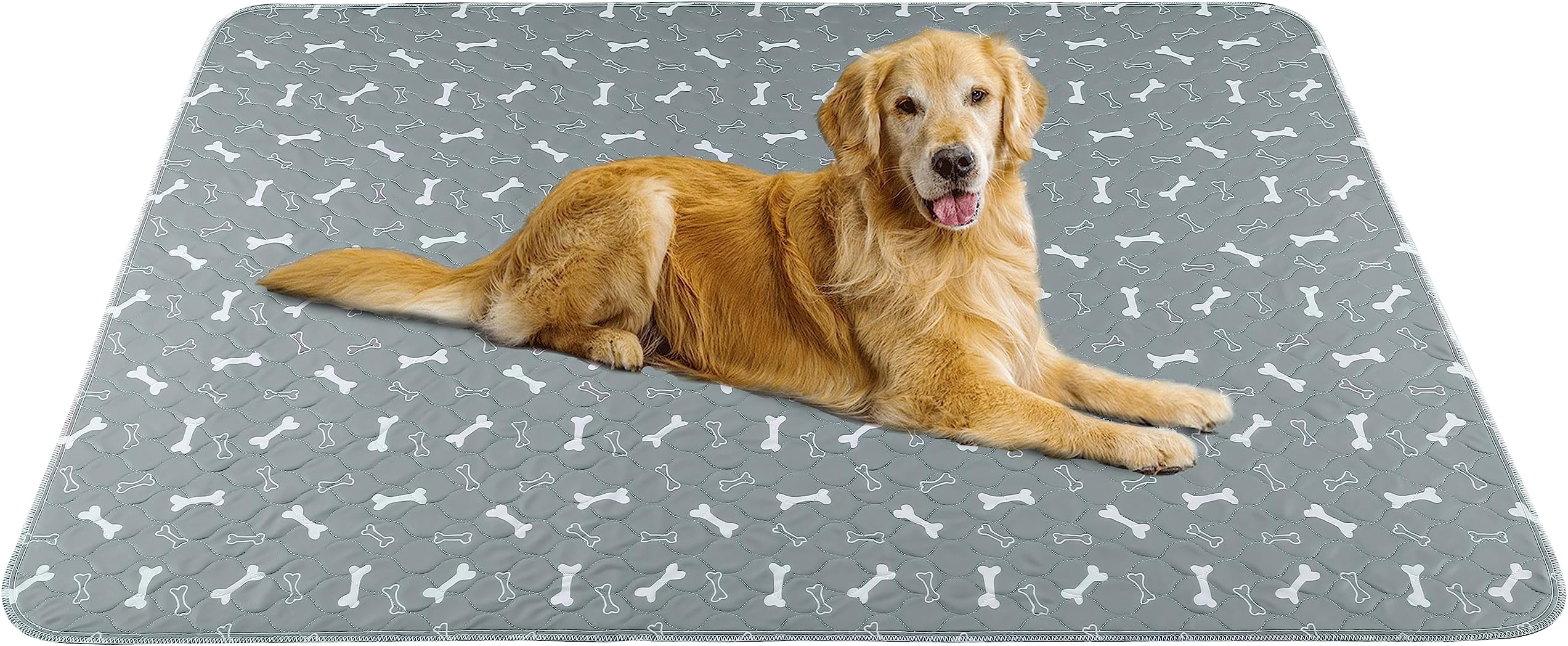 Baodan Puppy Pads Washable, 2 Pack Reusable Puppy Training Pads, Super Absorbent Waterproof Dog Mat Pee Pads for Dogs, Fast Drying Training Pads for Home, Car, Travel - 90x80 cm
