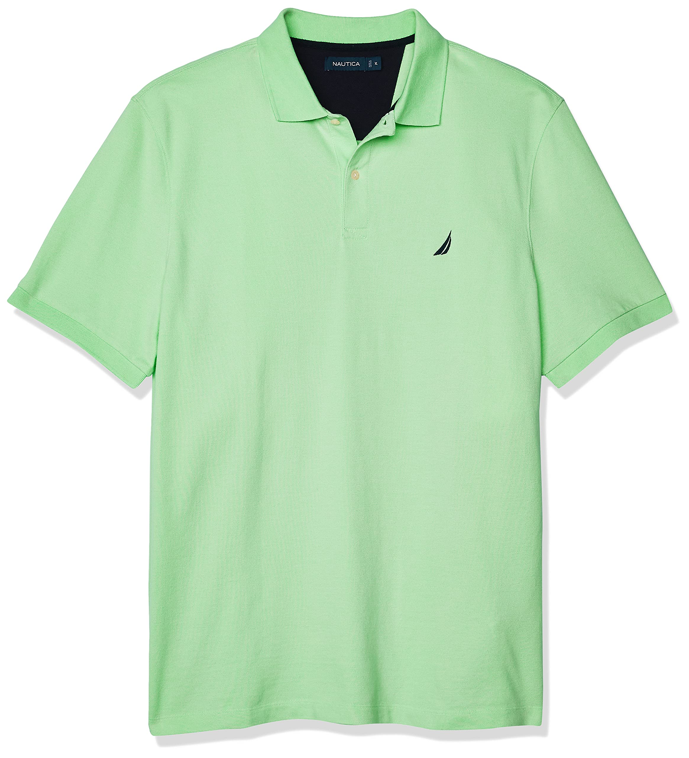 Nauticamens Short Sleeve Solid Cotton Pique Polo Shirt Polo Shirt