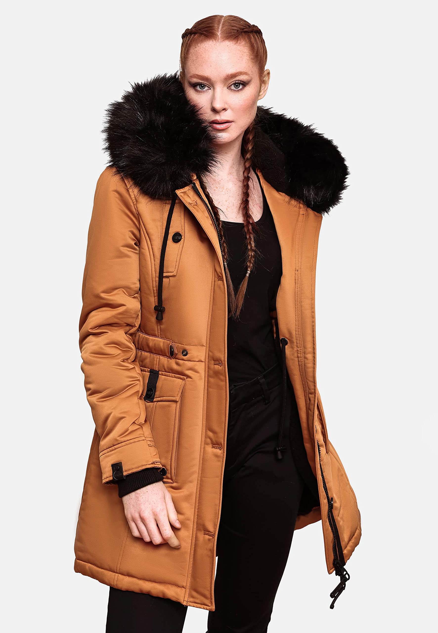 Navahoo Damen Warmer Winterparka mit Kapuze Luluna Prc XS-XXL