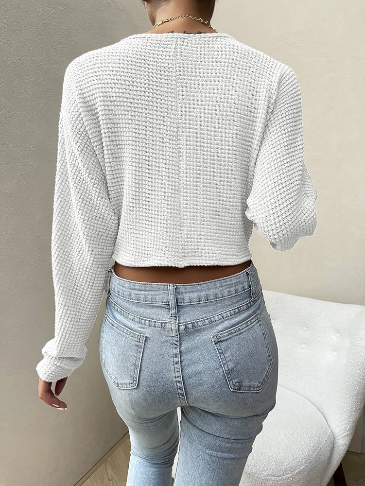 Amazon.com: Haoyuce Women's Long Sleeve T-Shirt Solid