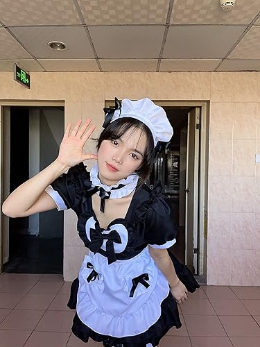 Miniatura 3 de Juego de calcetines de anime japonés clásico de mariquita y doncella con diseño de corazón, para cosplay, juego de calcetines y guantes de orejas de