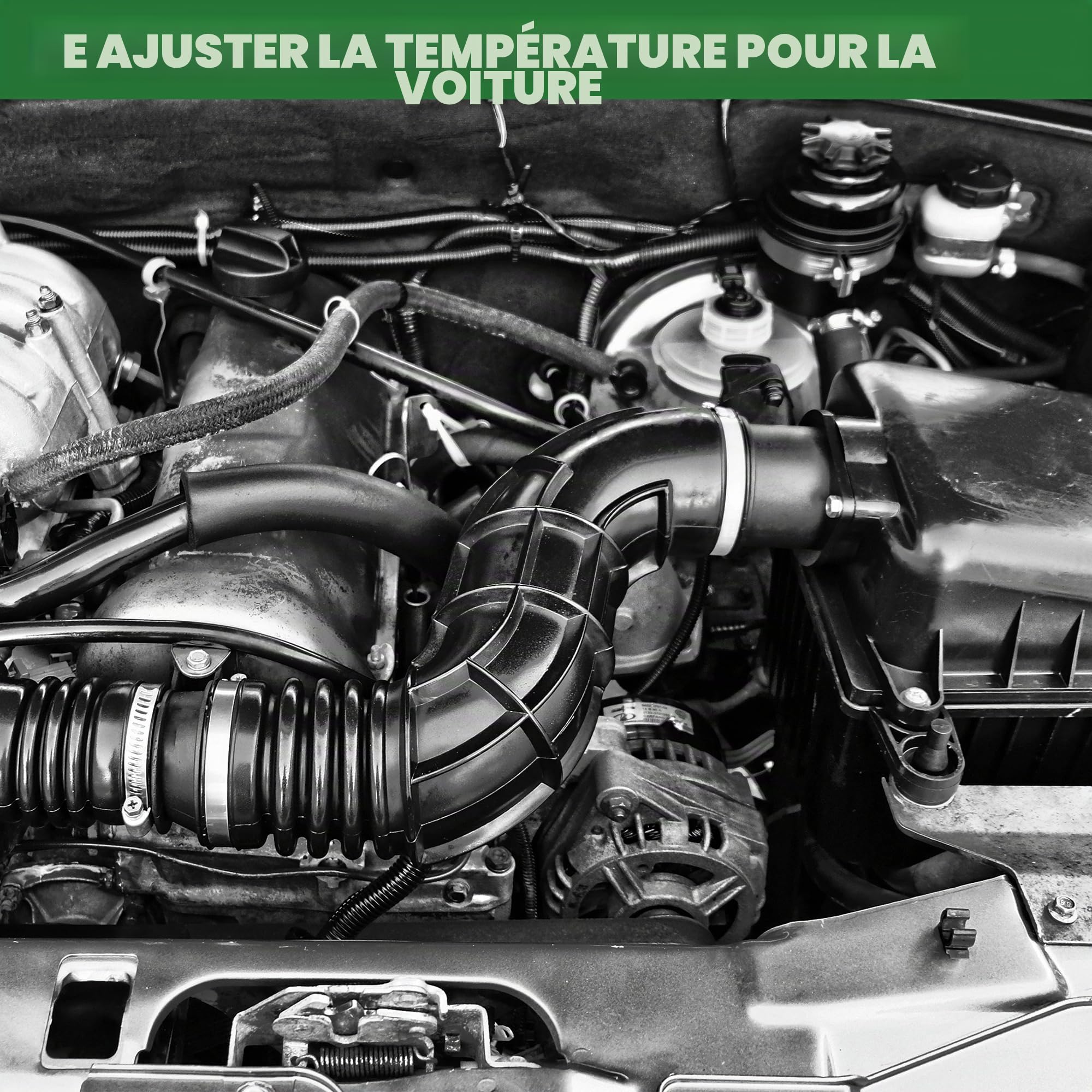 QUARKZMAN Capteur De Température Air Admission Pour BMW M3 08-13 1pc | Noir, Plastique, 2 Broches, 34X19X50 Mm, Pour BMW 335d 2009-2011, Pour BMW X5 2009-2010, No.13627792203