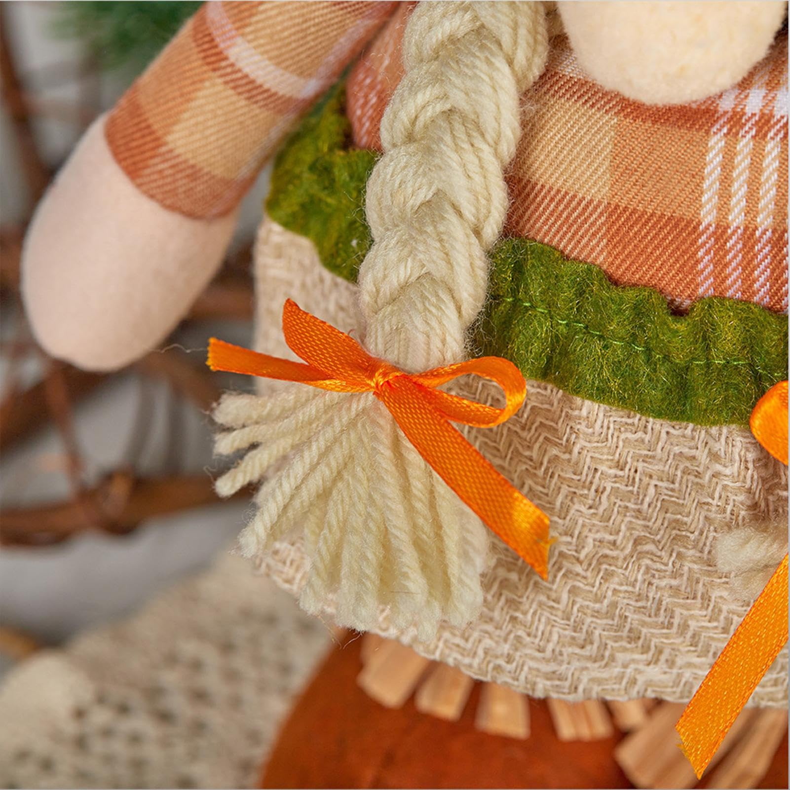 Generisch Herbstdeko Wichtel Ausziehbaren Beinen Herbst Dekoration Wichtel Figuren Für Thanksgiving Und Herbst Dekoration 37-50 cm
