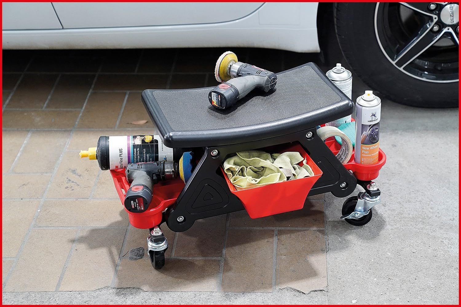 KS Tools 500.8013 Przenośny taboret, dł. 650 x wys. 350 mm