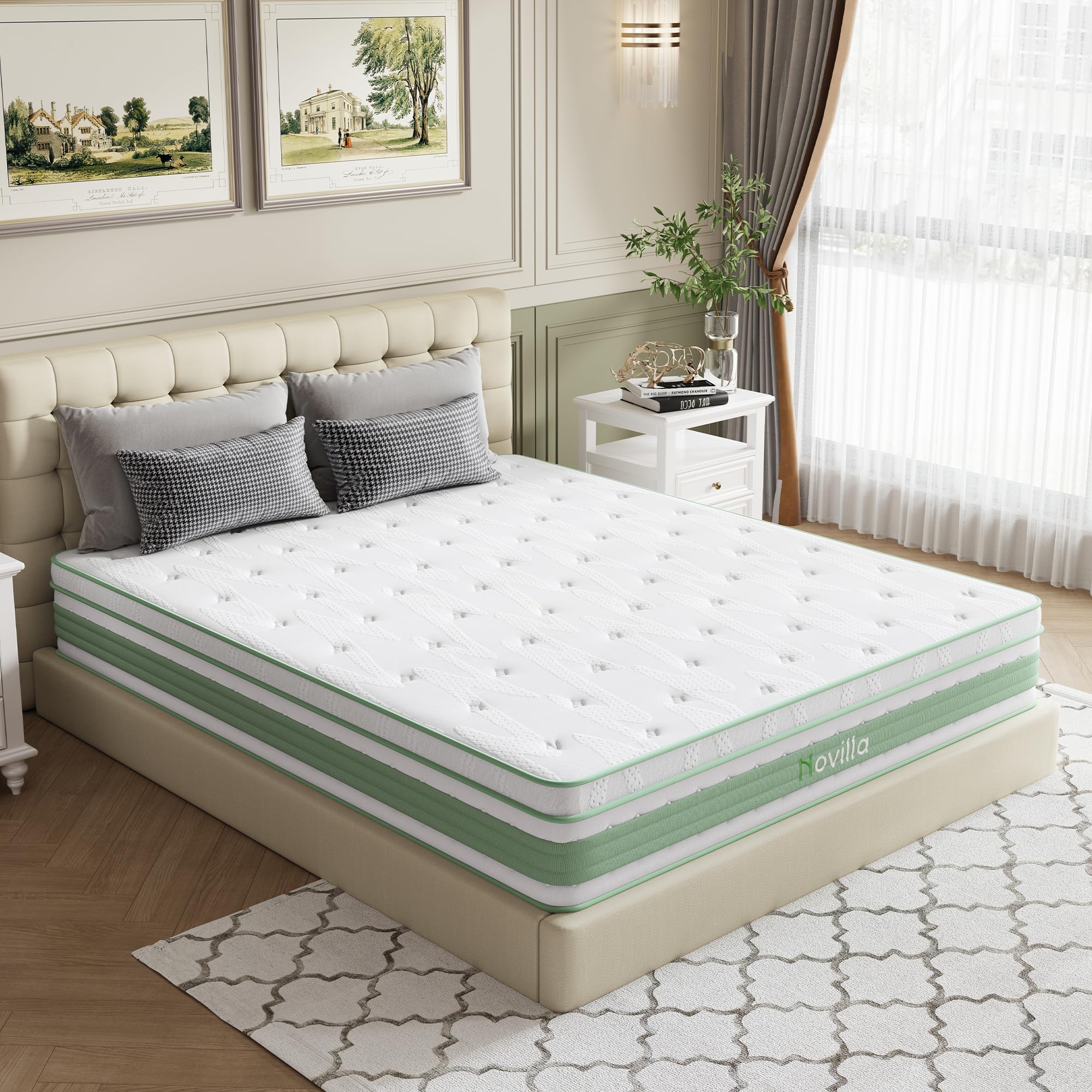 Novilla 14 Inch Hybrid King Mattress
