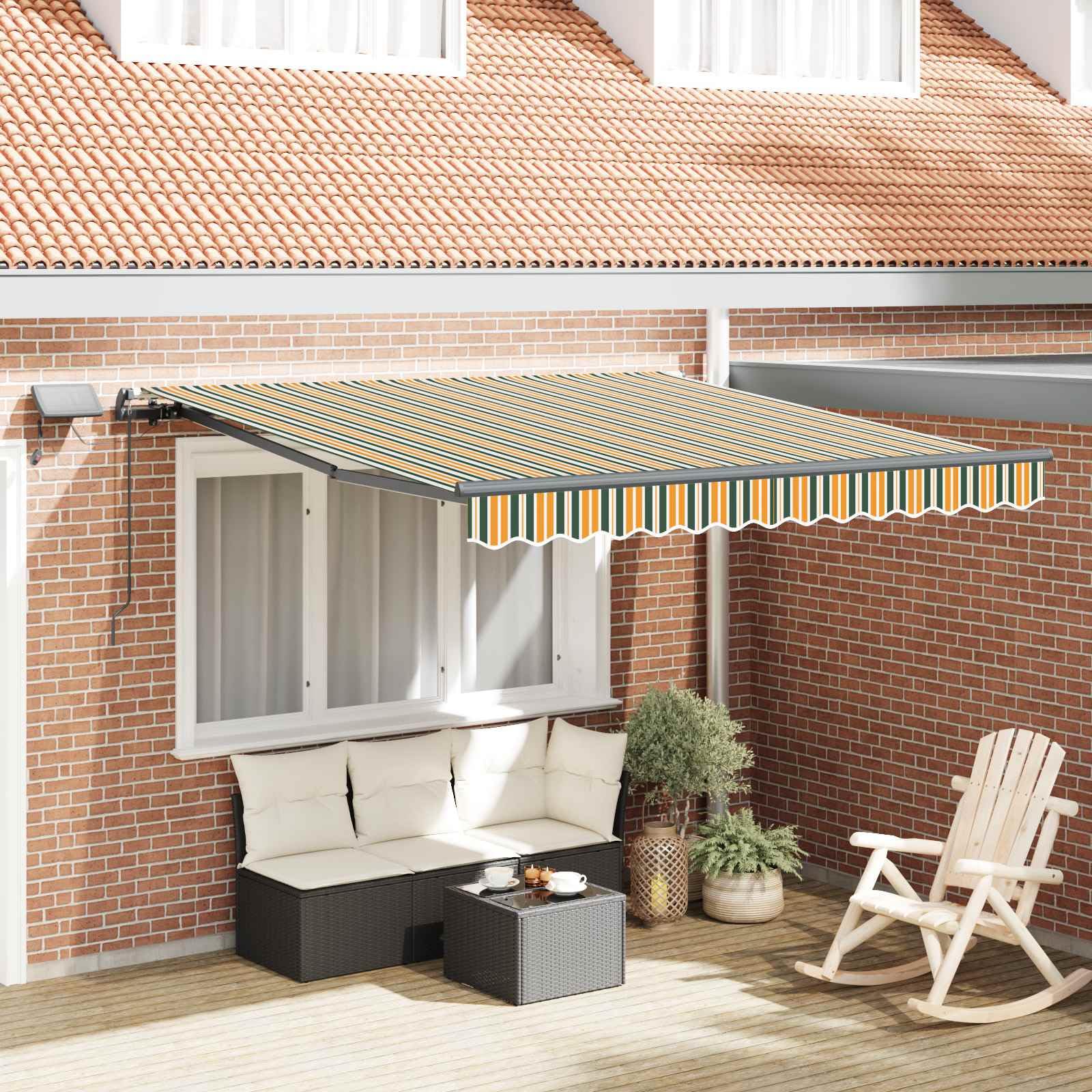 Auvent rétractable pour balcon et terrasse afin de créer un coin d'ombre frais
