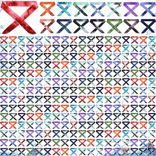 Vista 9 de Lenwen Envolturas refrescantes para el cuello, bandana de teñido anudado, enfriadores de cuello para climas cálidos, bufanda de enfriamiento