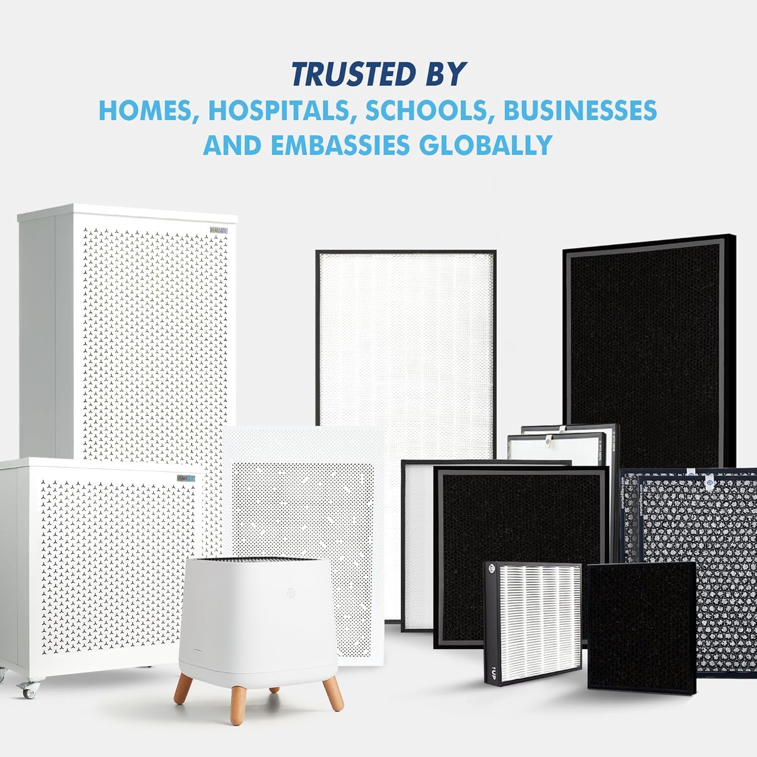 Smart Air(AKA Smart Health) Sqair Air Purifier|H13 HEPA &Activated Carbon|Cleans up to 900 sq ft/30 mins,23-52 dB|For Home, Bedroom, Office, Kitchen|Reduces Allergies, Smoke, Dust, Pet Odors|SA120-3-4 9 81YgFToG8AL. AC SL1500