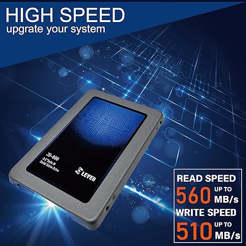 Miniatura 4 de LEVEN JSD600 SSD 1TB 3D NAND - con caché Dram, alta confiabilidad con capacidad de escritura secuencial consistente excepcional, vida útil más larga