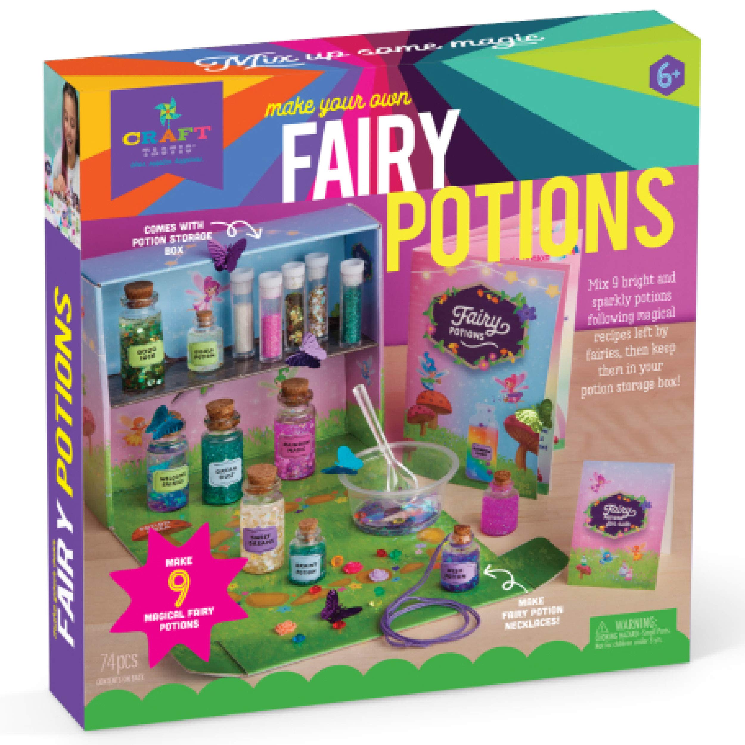 Photo 1 of Craft-tastic – Fairy Potions Craft Kit – Make 9 Magical Fairy Potions Craft-tastic DIY Fairy Potions Craft Kit