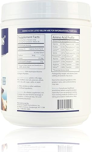Miniatura 3 de Péptidos de colágeno bovino, polvo de proteína 100% hidrolizada alimentada con pasto sin OMG, producto de belleza y salud para gimnasio, hecho con