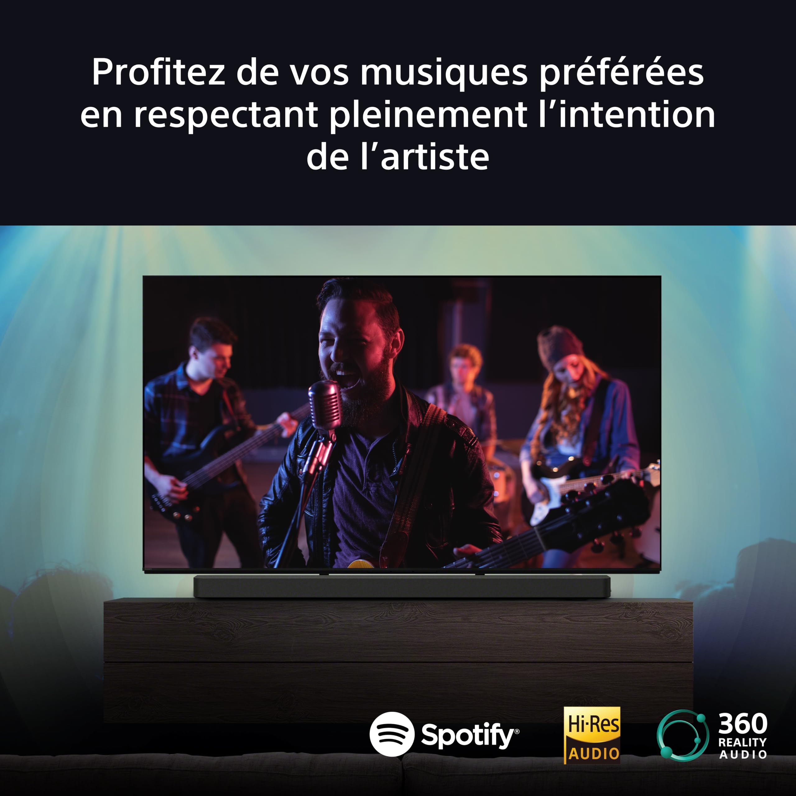 Sony BRAVIA Theatre Bar 8 – Barre de Son TV Dolby Atmos®, 11 Haut-parleurs, Wi-FI®, Bluetooth®, 360 Spatial Sound Mapping, Modèle 2024