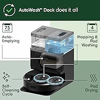 Vista 8 de iRobot Roomba Plus 405 (G181) 2in1 Vacuum & Mop Robot with AutoWash Dock - Dual Spinning, Smart & Fast Mapping, Ideal for Pet Hair, Self-Empties 75