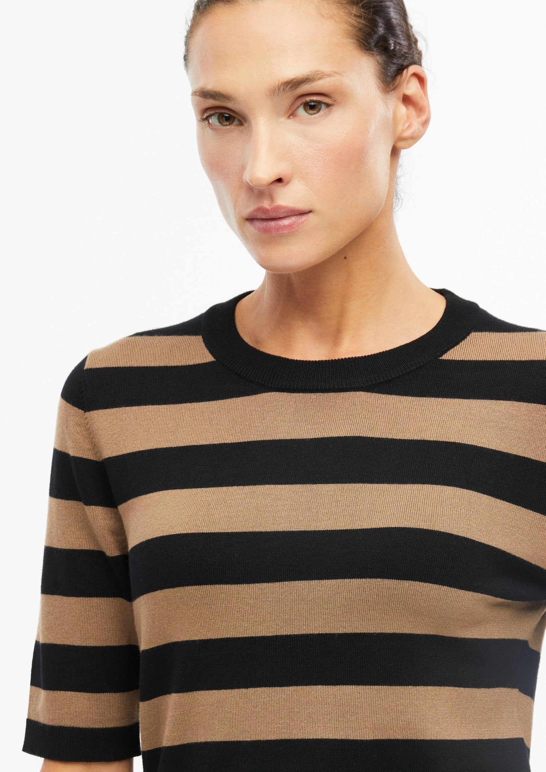 s.Oliver Black Label Damen 2180991 Strickpullover Kurzarm