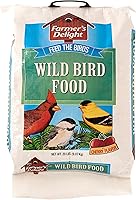 Wagner's 53003 Farmer's Delight 20-lb Wild Bird Food with Cherry Flavor - Economical Mix Attracts Ground Feeders & Songbirds