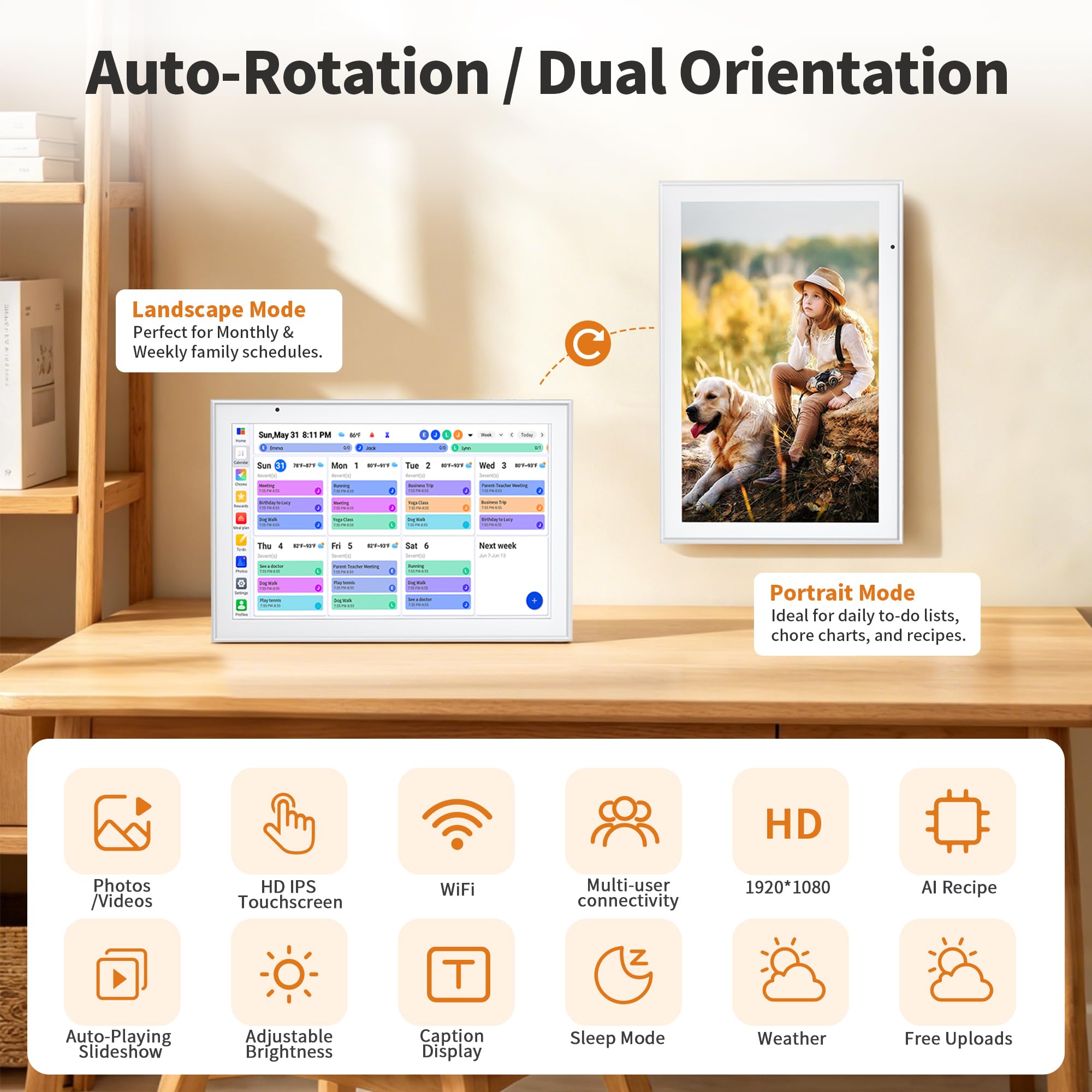Smart Digital Calendar - Family Planner & Organizer -6