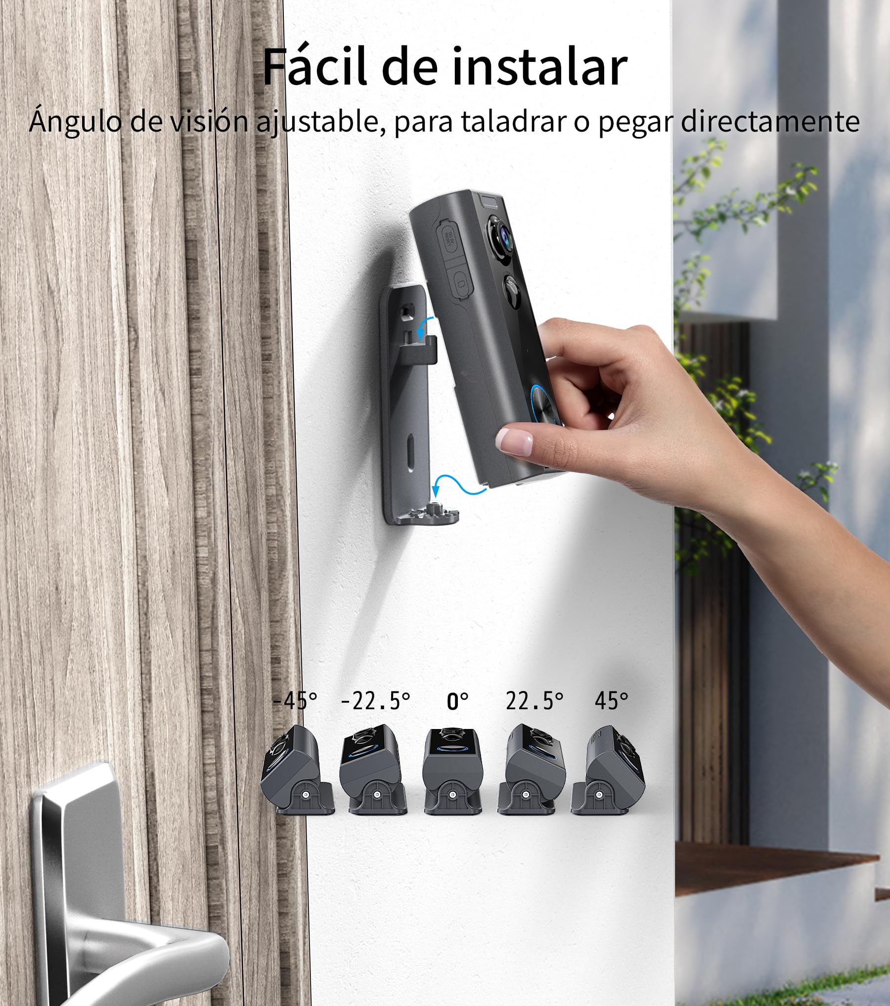 Campainha Sem Fios Exterior Ankway Timbre Inalu00e1mbrico