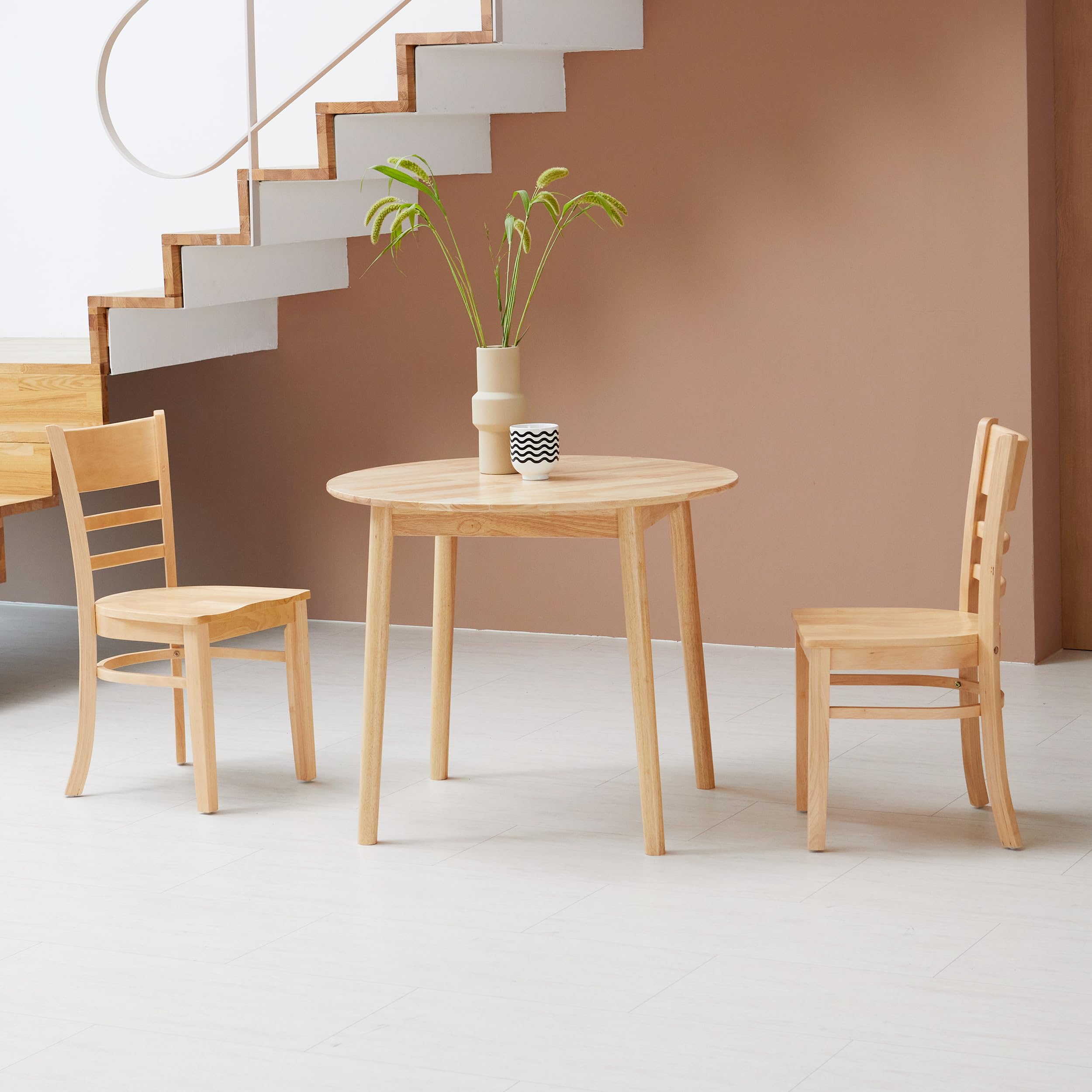 Mid-century Modern Table Livinia Aslan 35.4 Round Dining Table ...
