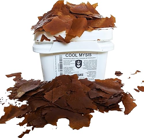 Miniatura 2 de Brine Shrimp Direct Cool Mysis Tropical Fish Flake enriquecido con algas altas en HUFA, cubo de 3 libras