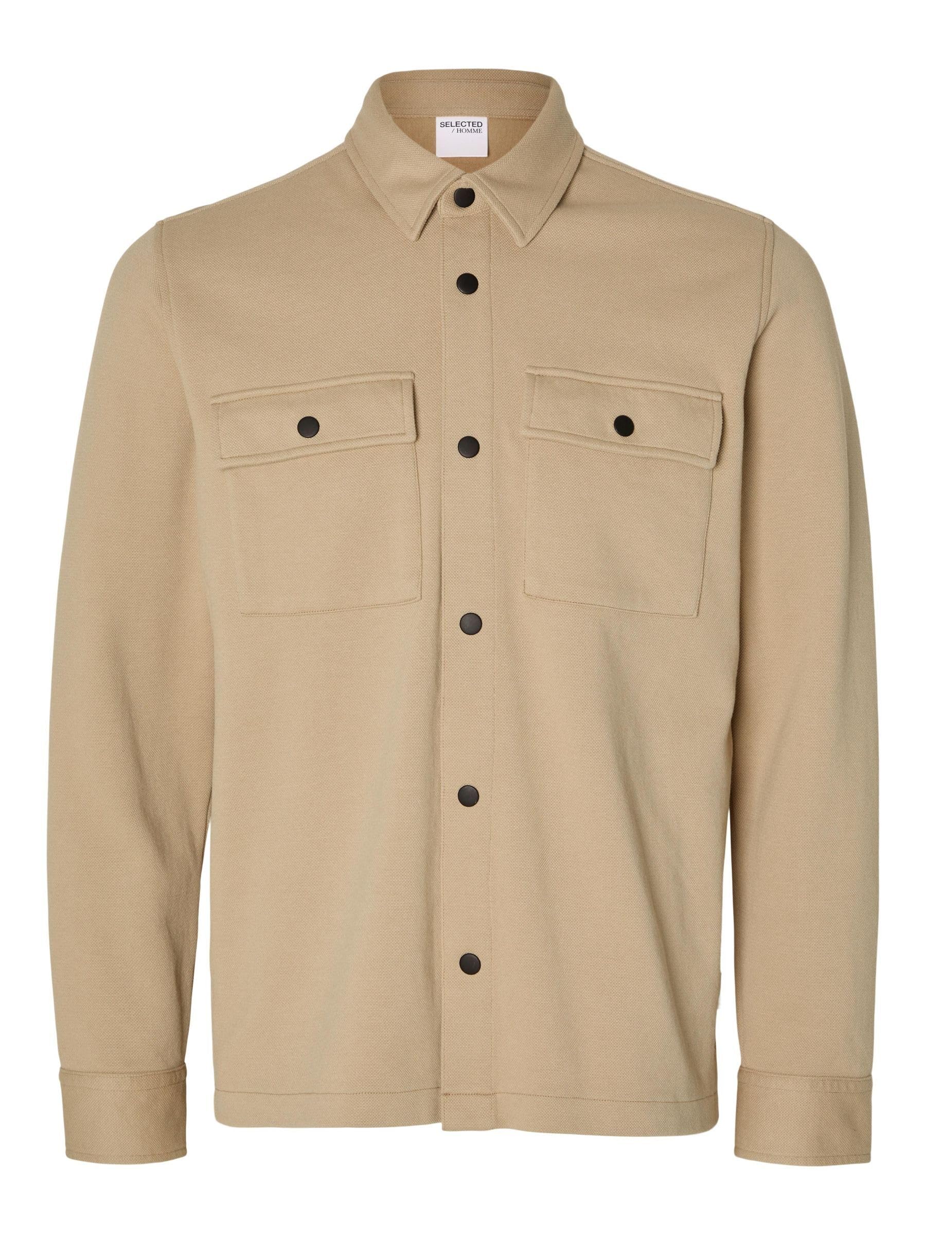 SELECTED HOMME Men's Slhjackie W Noos Sweat Jacket, Incense, S