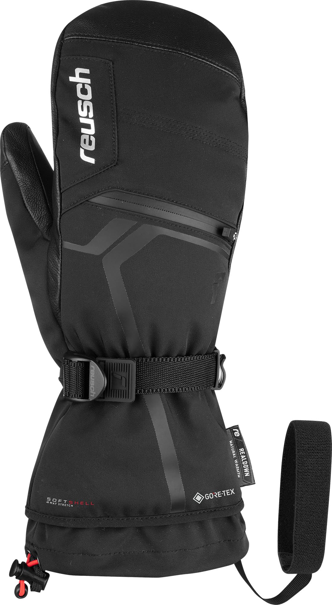 Reusch Down Spirit Gore-TEX Mitten extra warme wasserdichte Winddichte atmungsaktive Fausthandschuhe Winterhandschuhe Skihandschuhe