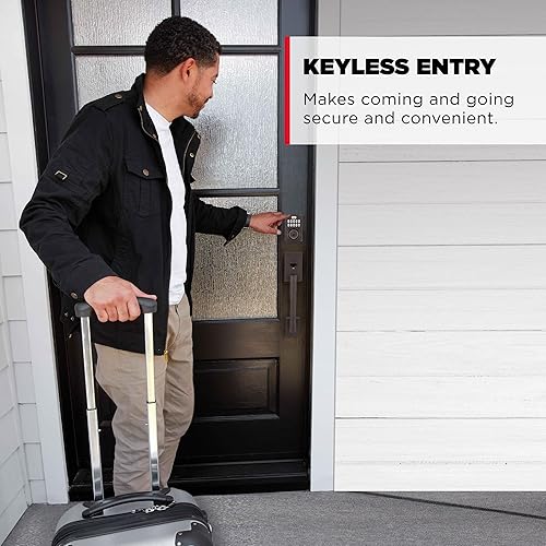 Miniatura 2 de Kwikset HomeConnect 620 Z-Wave - Teclado habilitado de largo alcance con cerradura inteligente, conveniente entrada sin llave, códigos de usuario