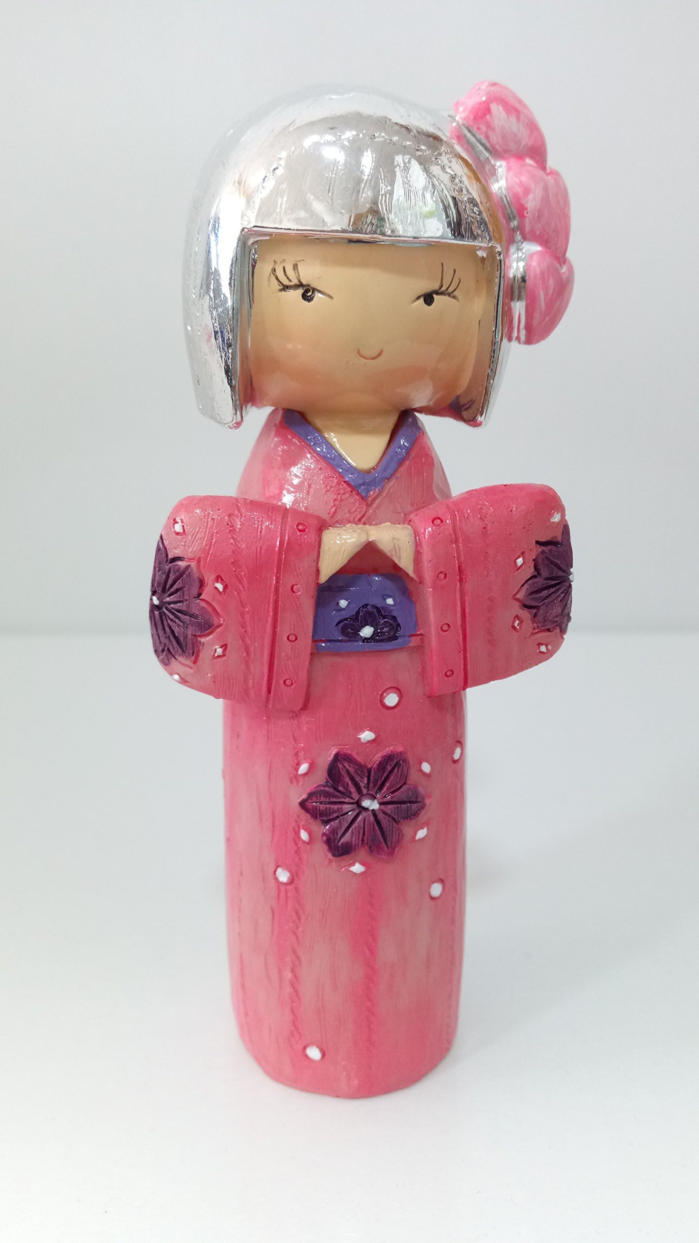 Japanese Kokeshi Figurine Love H. cm. 12 with Gift Box