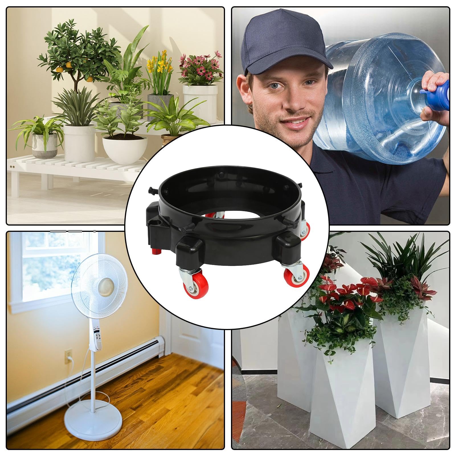 Soporte multifunción, plataforma de cubo estable y accesorio de contenedor, herramienta fácil de li para suministros de lavado automático y uso en patio