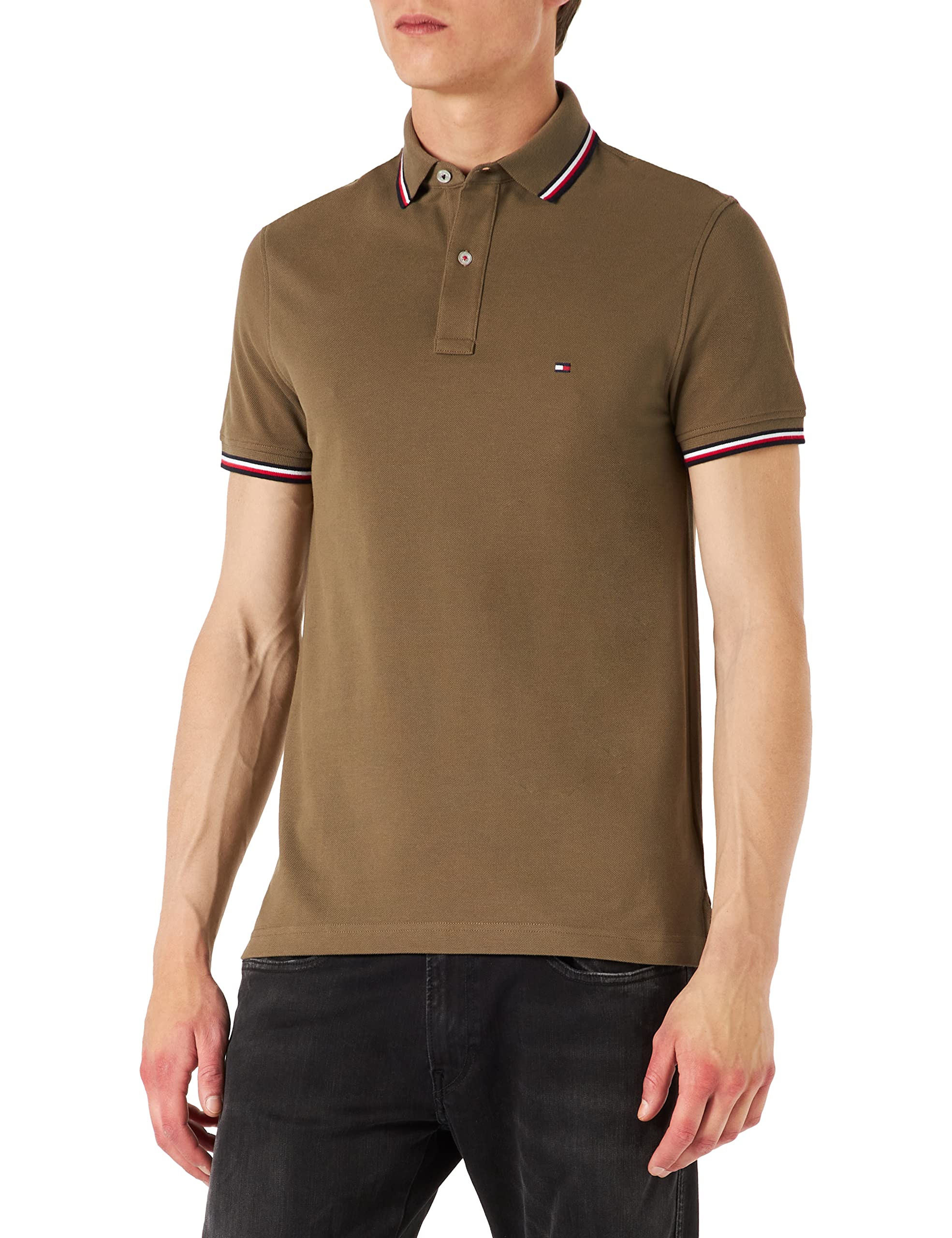 Men's Tommy Tipped Slim Polo Shirt