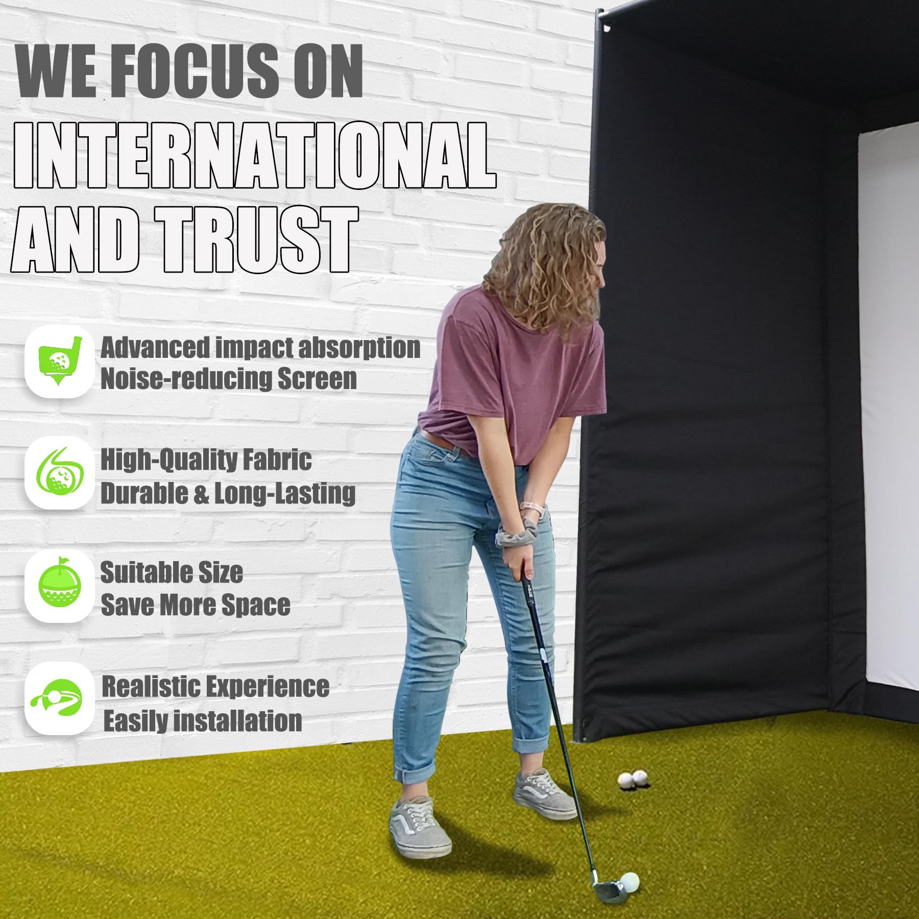 DIY Golf Simulator Enclosure – Integrated Home Golf Simulator Setup for Golfers