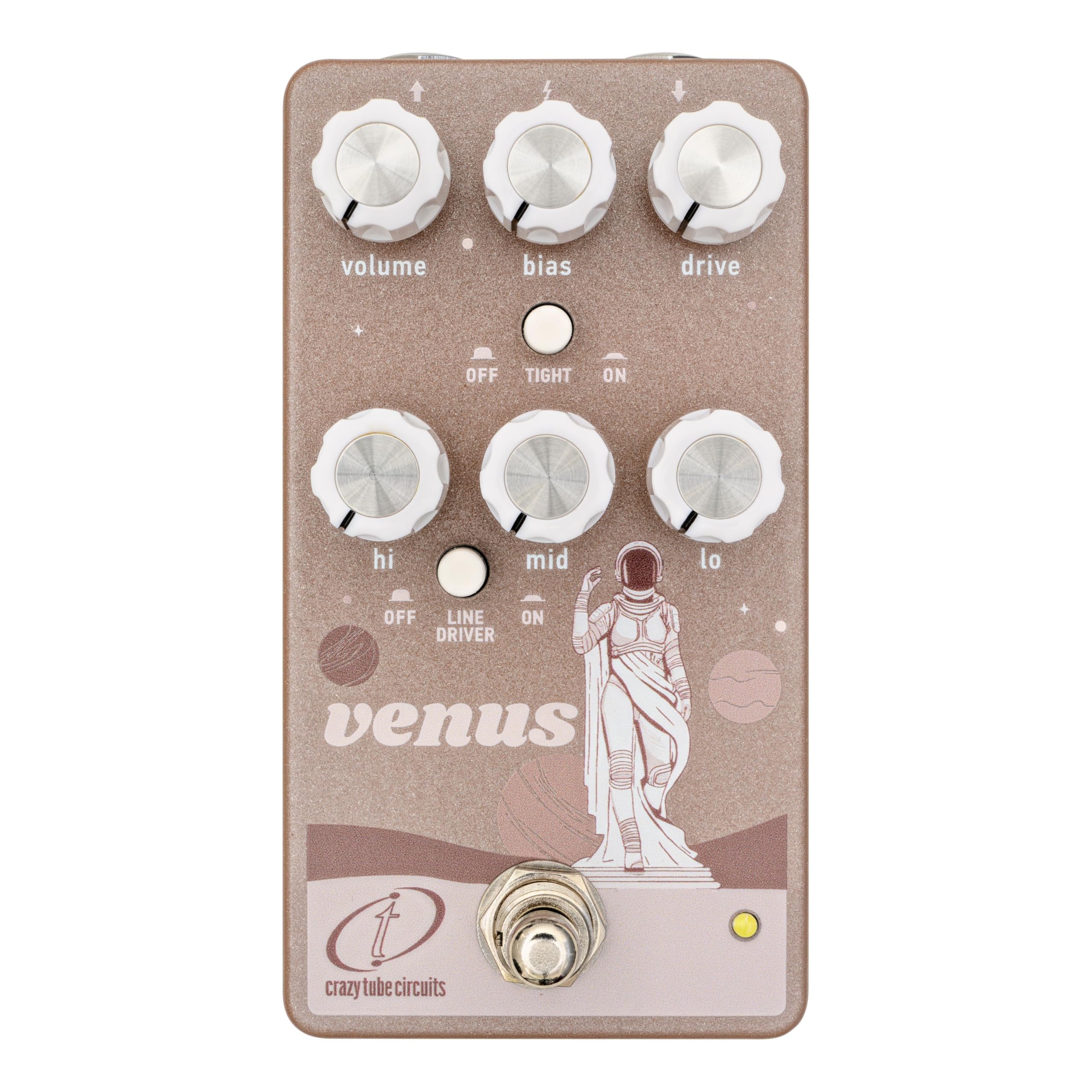 crazy tube circuits venus ギターエフェクター Amazon.com: Crazy Tube Circuits Venus Overdrive Effects Pedal