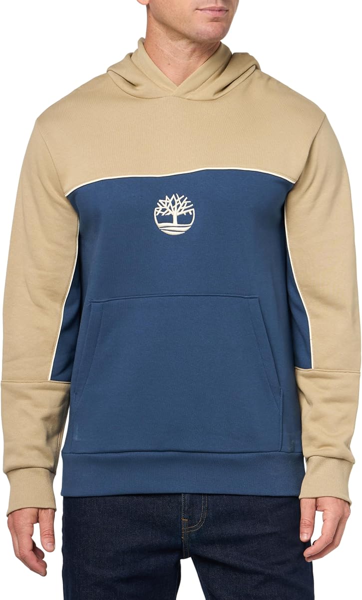 Timberland Sudadera con capucha cortada y cosida para hombre