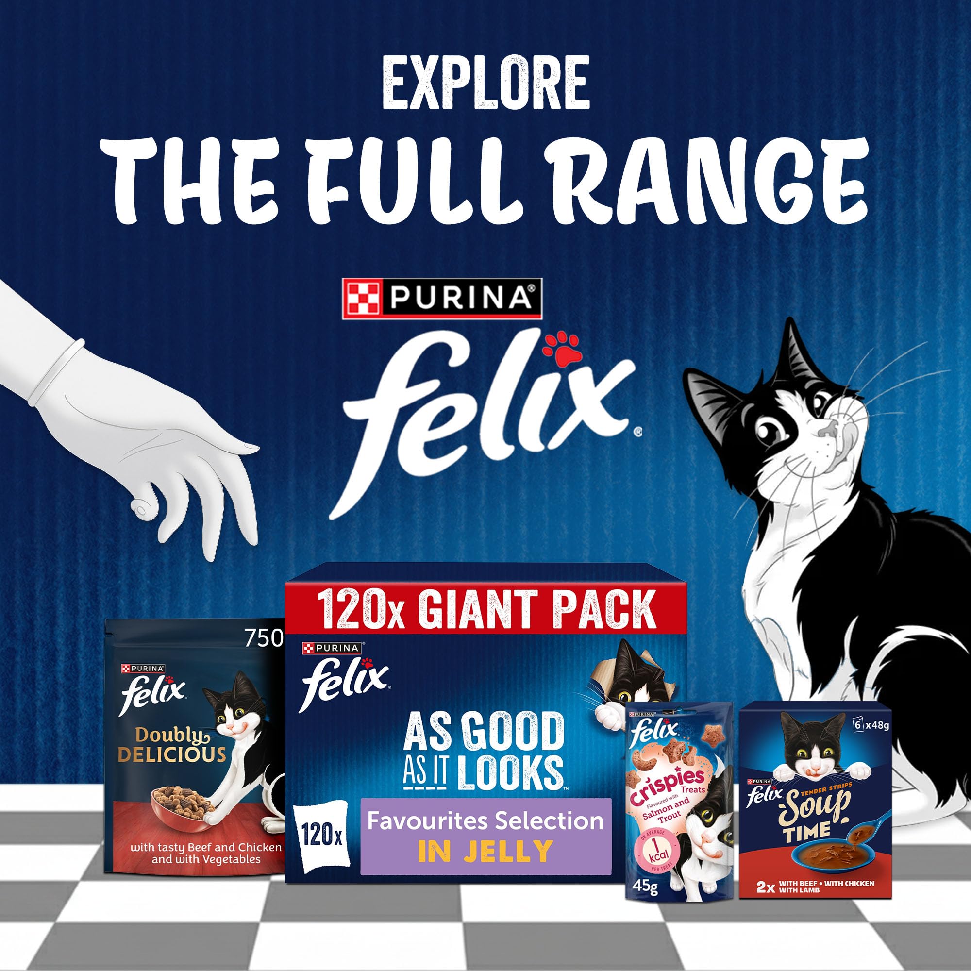 FELIX As Good As it Looks Favourites Selection in Jelly Wet Cat Food 120x85g - 5