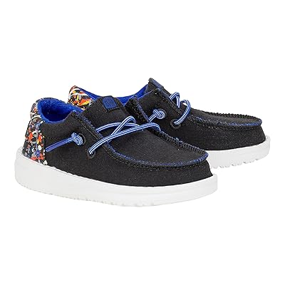 Hey Dude Kids Wally Funk Splatter (Toddler) Boys Shoes Black