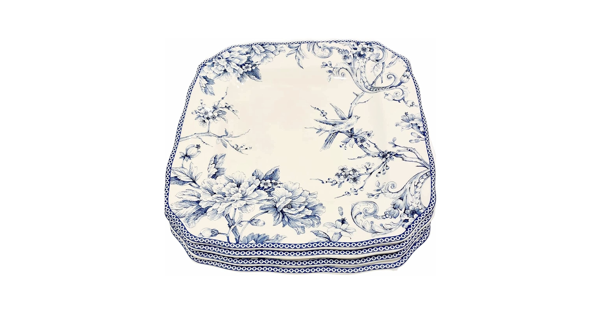 222 FIFTH フィフス ハイビスカス プレート 2枚 Amazon.com