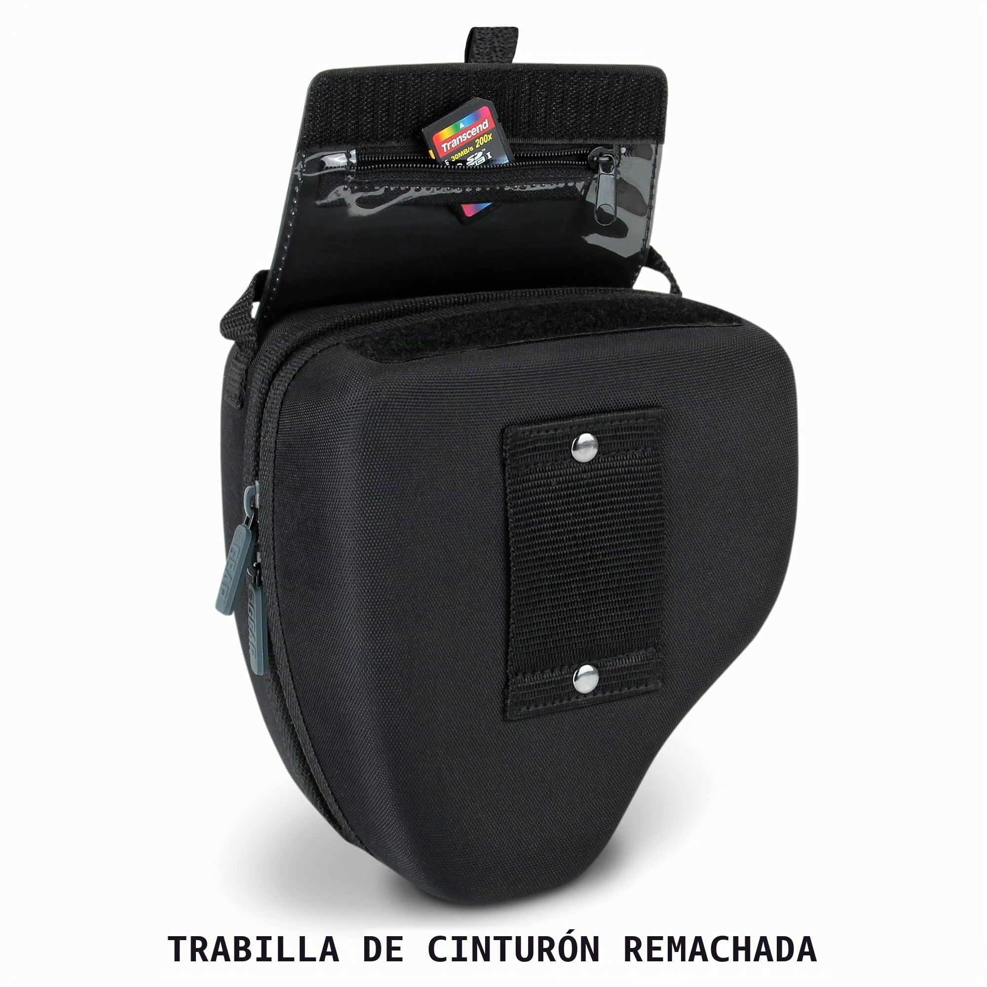 USA Gear Funda para cámara DSLR con protección de Carcasa rígida de EVA Moldeada, Apertura de Acceso rápido, Interior Acolchado y Mango Recubierto de Goma, Compatible con Nikon, Canon, y más (Negro)
