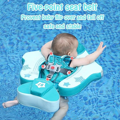 Miniatura 3 de Mambobaby Flotador con dosel Flotador para bebé No.7 Avión Añadir cola Flotador de natación Flotador de natación sólido sin aire Flotador de agua no