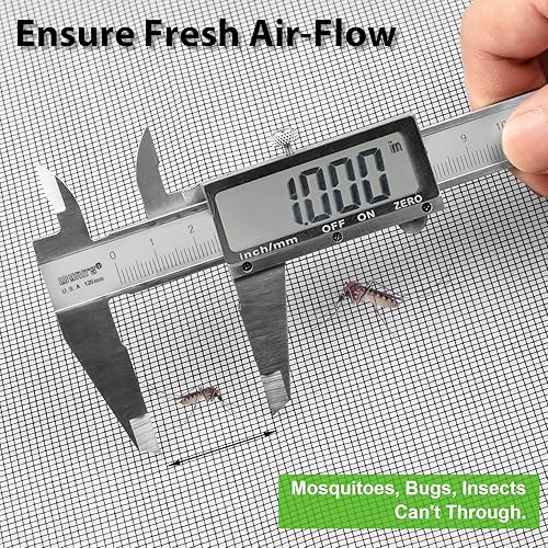 Miniatura 3 de Pantallas de repuesto para ventana, 59 x 106 pulgadas, malla duradera para ventanas de puerta de patio, porche, kit de reparación de pantalla de