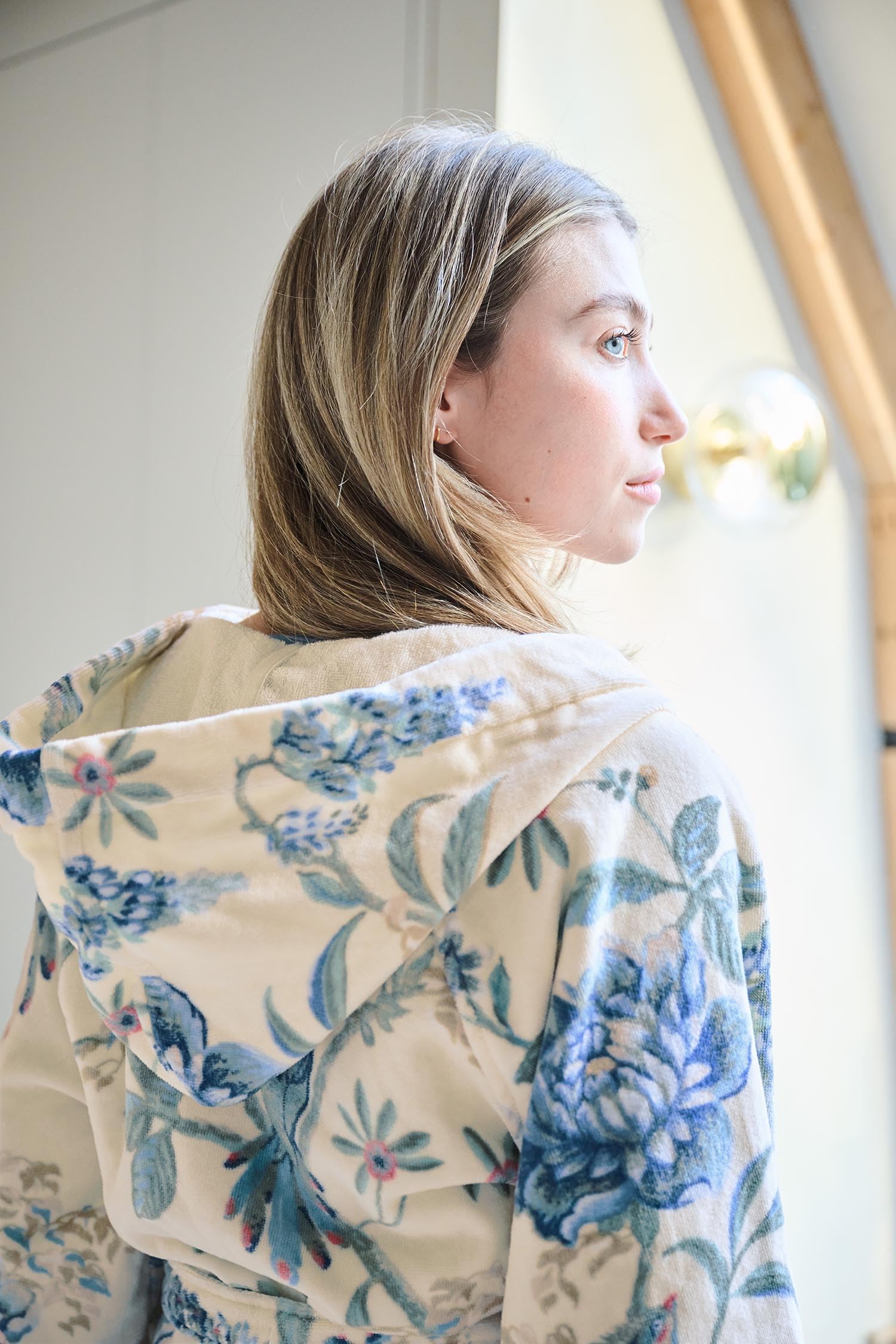 PiP Studio Secret Garden Accappatoio – WhiteBlue – XS –