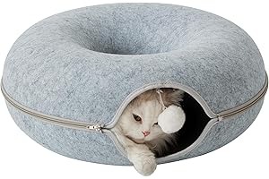 Tempcore Round Cat Bed for Indoor Cats